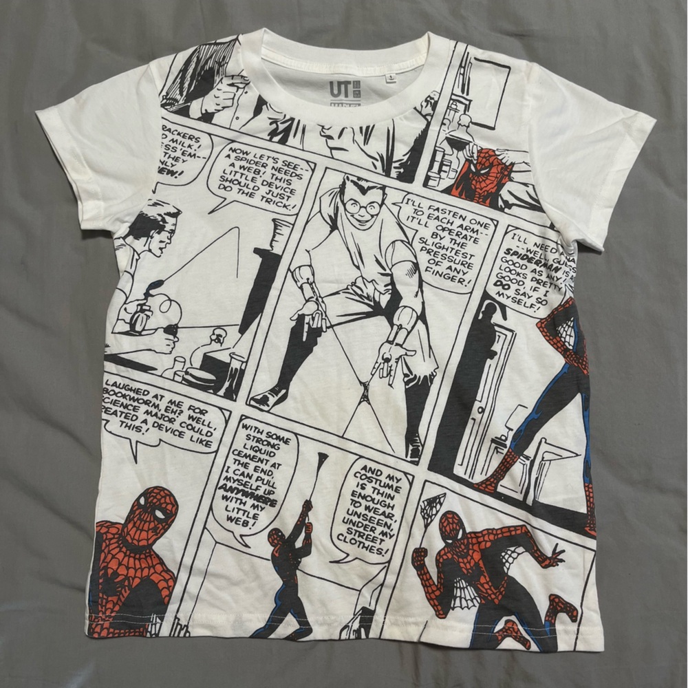 UNIQLO Marvel Spider-Man tshirt